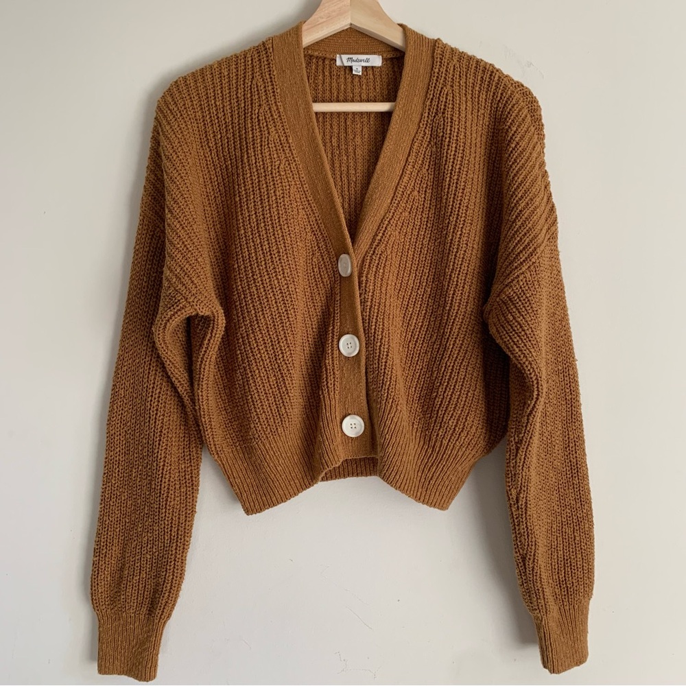 Madewell Cropped Cardigan Sweater